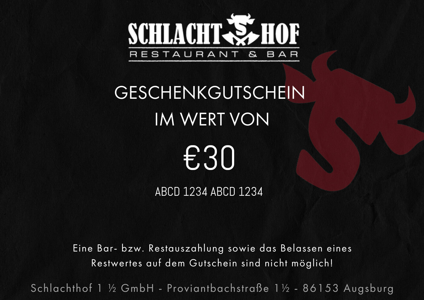 Gutschein Schlachthof