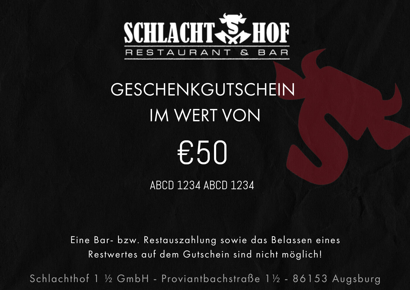 Gutschein Schlachthof