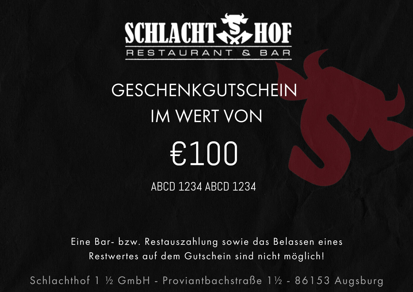 Gutschein Schlachthof