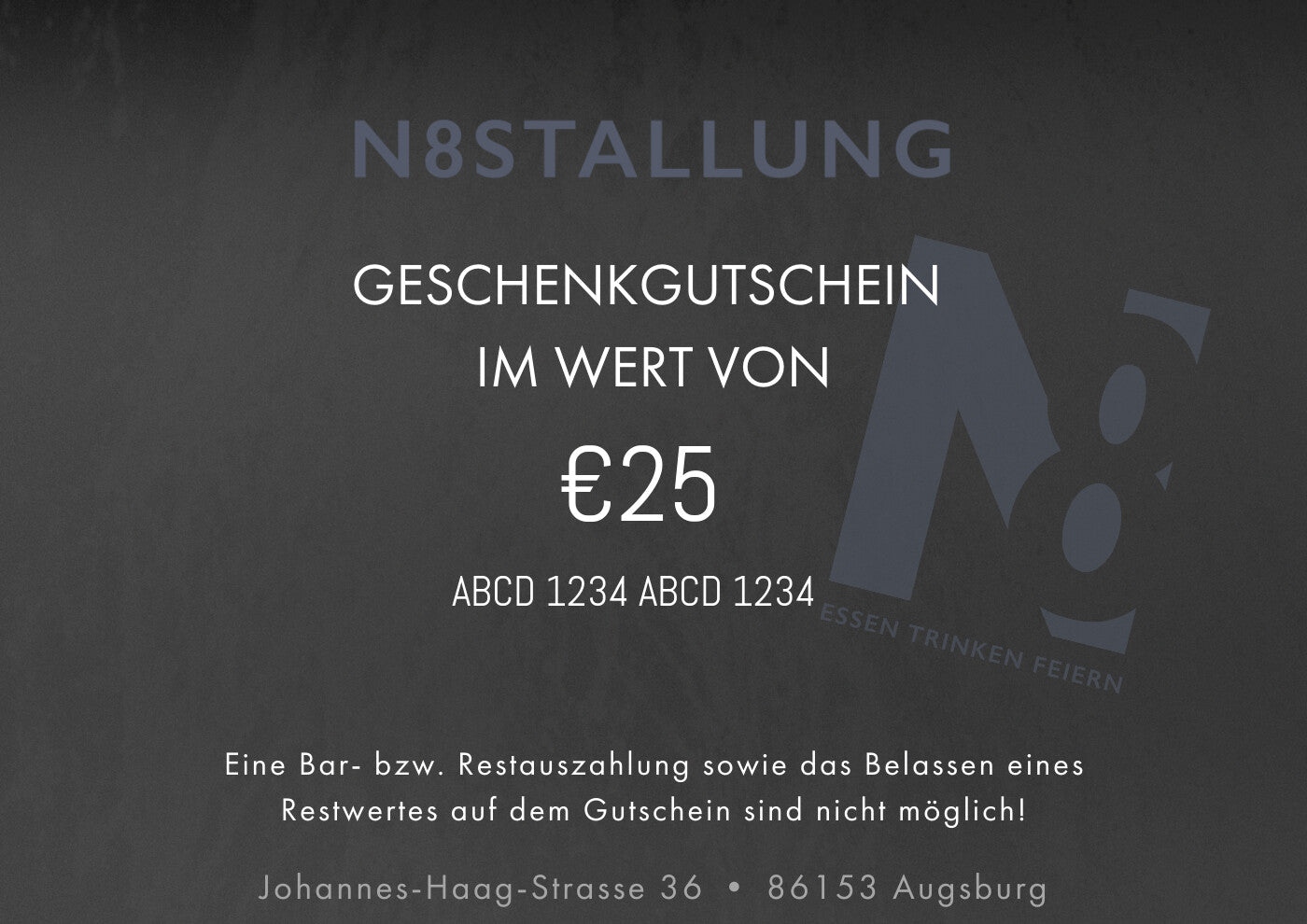 Gutschein Nachtstallung
